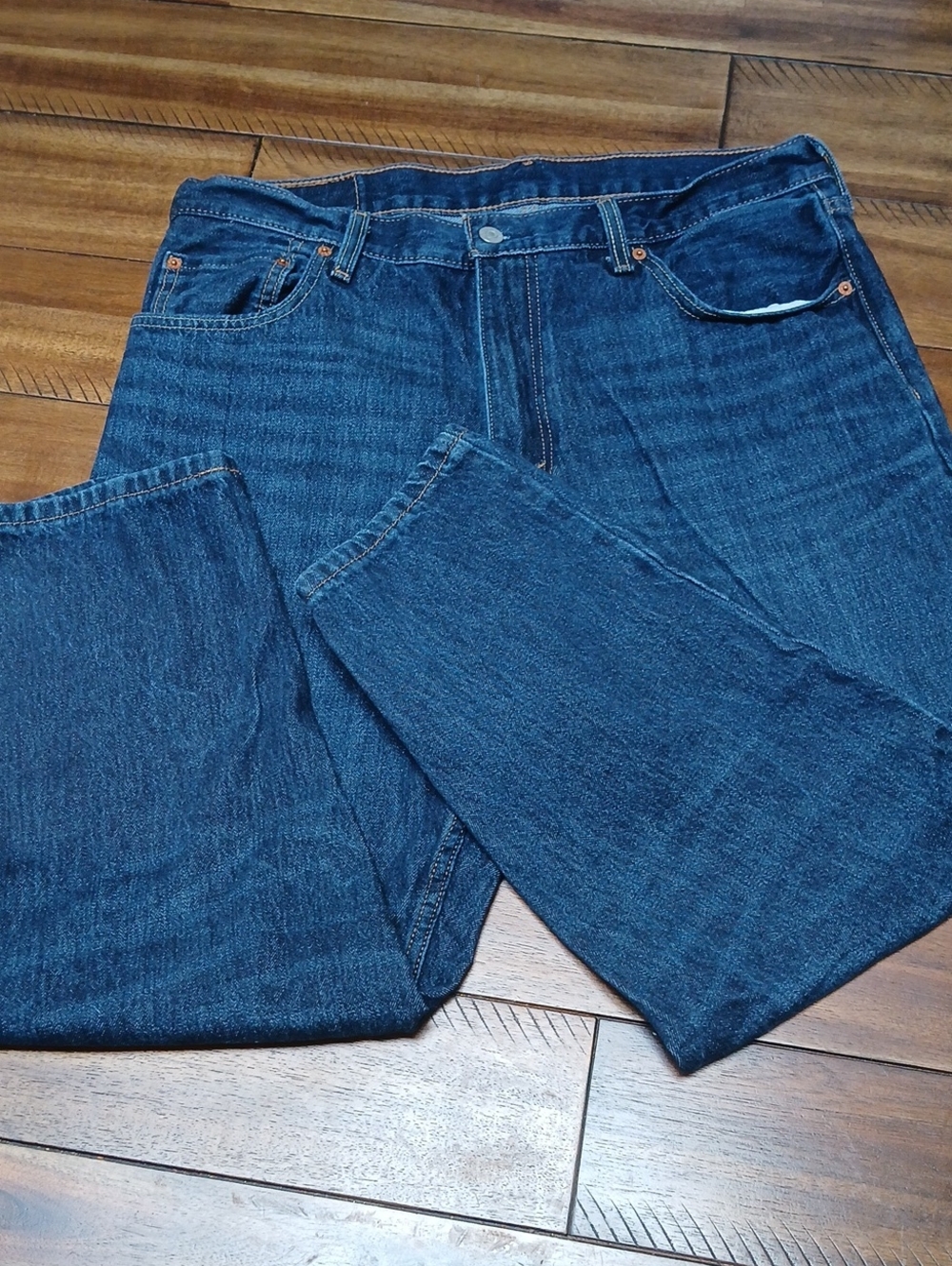 Levi's Men's Dark Blue Straight Jeans